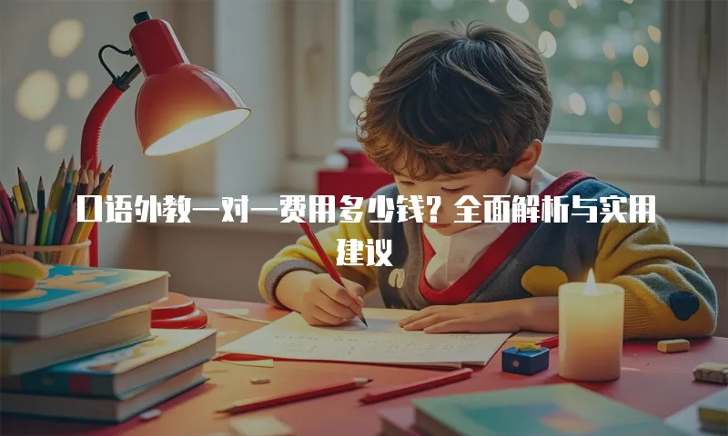口语外教一对一费用多少钱？全面解析与实用建议