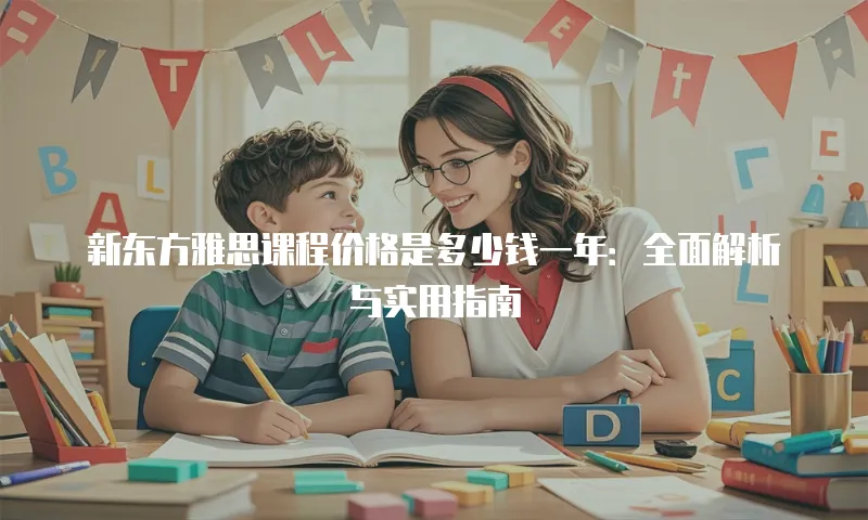 新东方雅思课程价格是多少钱一年：全面解析与实用指南