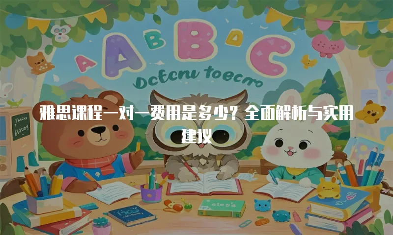 雅思课程一对一费用是多少？全面解析与实用建议