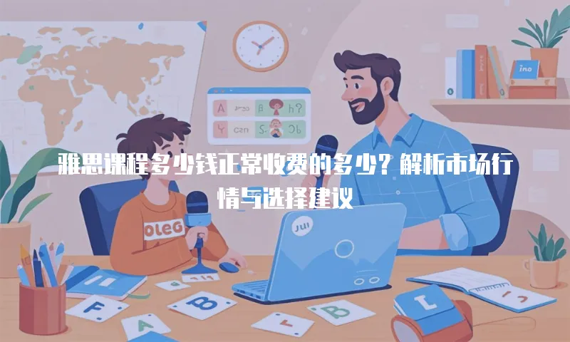 雅思课程多少钱正常收费的多少？解析市场行情与选择建议