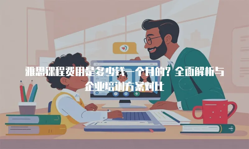 雅思课程费用是多少钱一个月的？全面解析与企业培训方案对比