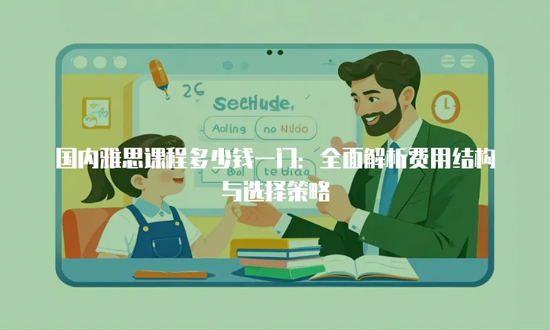 国内雅思课程多少钱一门：全面解析费用结构与选择策略