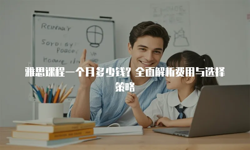 雅思课程一个月多少钱？全面解析费用与选择策略