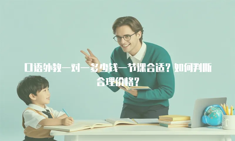 口语外教一对一多少钱一节课合适？如何判断合理价格？