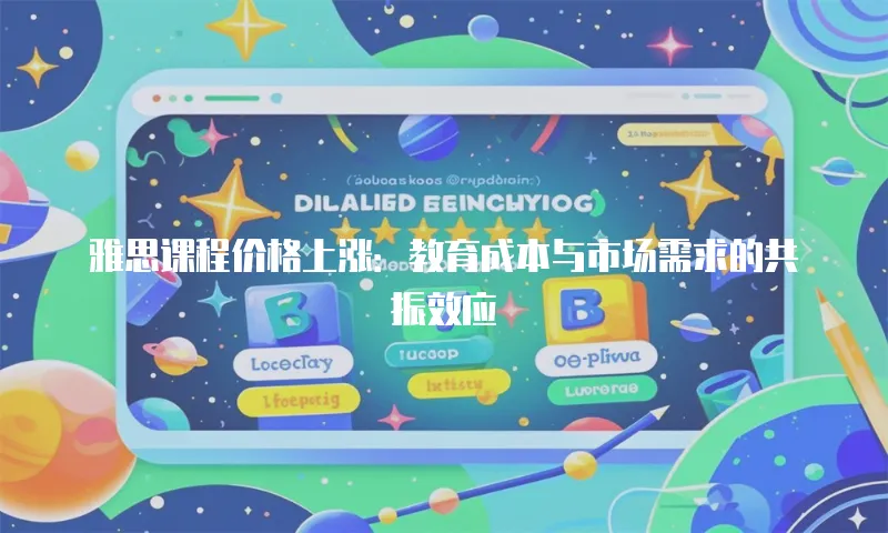 雅思课程价格上涨：教育成本与市场需求的共振效应