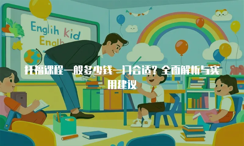 托福课程一般多少钱一门合适？全面解析与实用建议