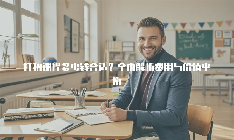 托福课程多少钱合适？全面解析费用与价值平衡