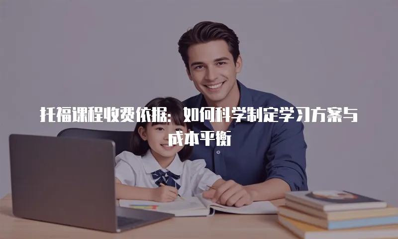 托福课程收费依据：如何科学制定学习方案与成本平衡