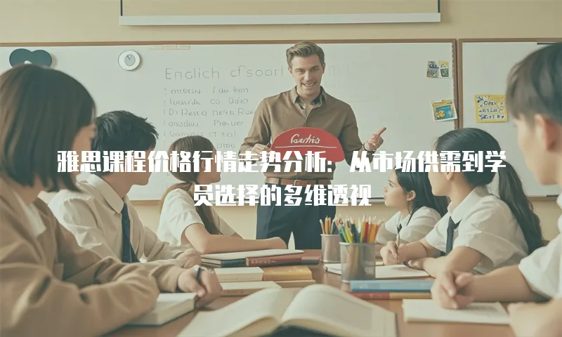 雅思课程价格行情走势分析：从市场供需到学员选择的多维透视