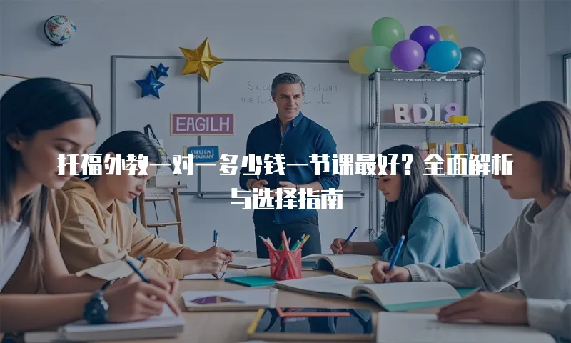 托福外教一对一多少钱一节课最好？全面解析与选择指南