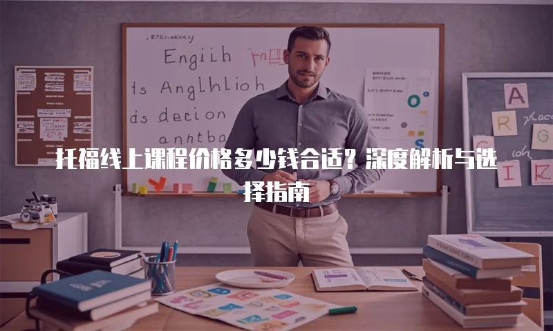 托福线上课程价格多少钱合适？深度解析与选择指南