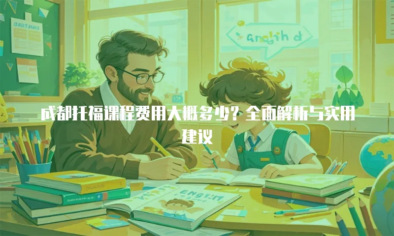 成都托福课程费用大概多少？全面解析与实用建议