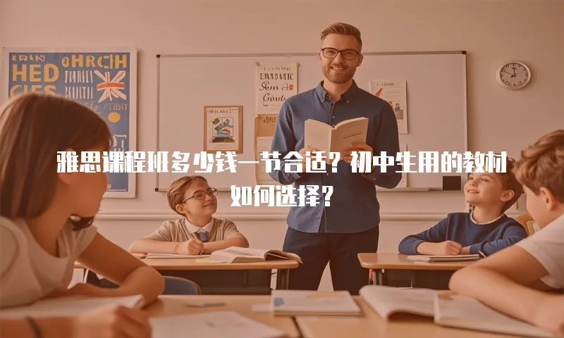 雅思课程班多少钱一节合适？初中生用的教材如何选择？