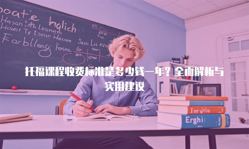 托福课程收费标准是多少钱一年？全面解析与实用建议