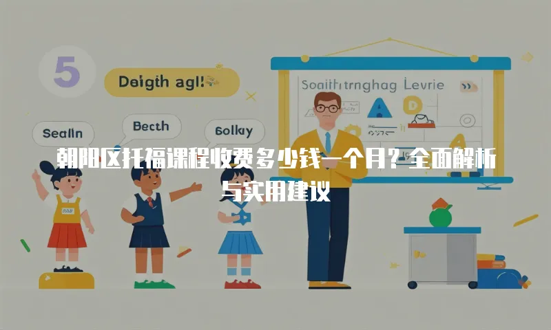 朝阳区托福课程收费多少钱一个月？全面解析与实用建议