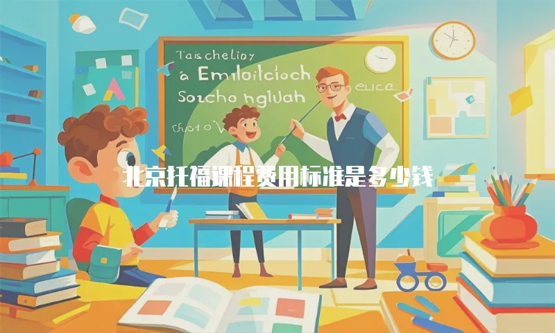 北京托福课程费用标准是多少钱