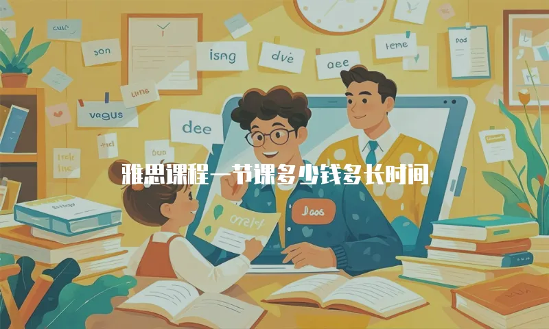 雅思课程一节课多少钱多长时间