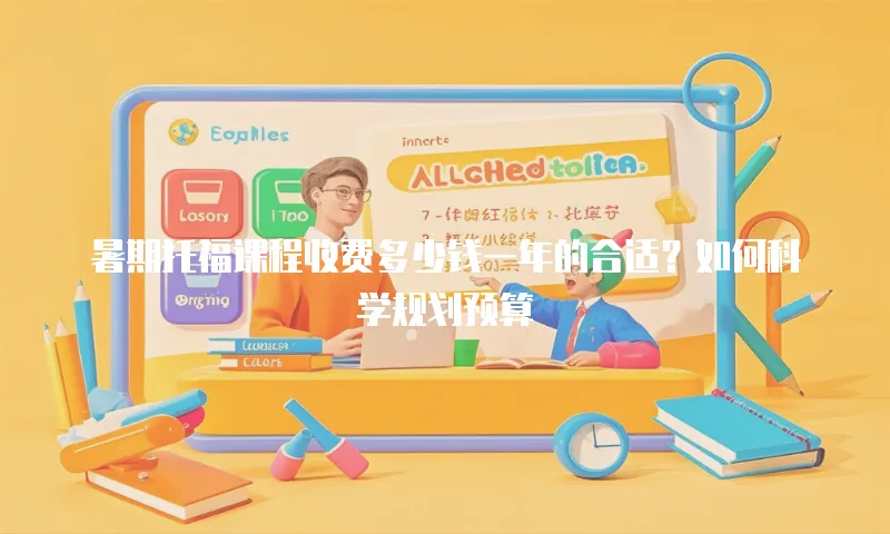 暑期托福课程收费多少钱一年的合适？如何科学规划预算