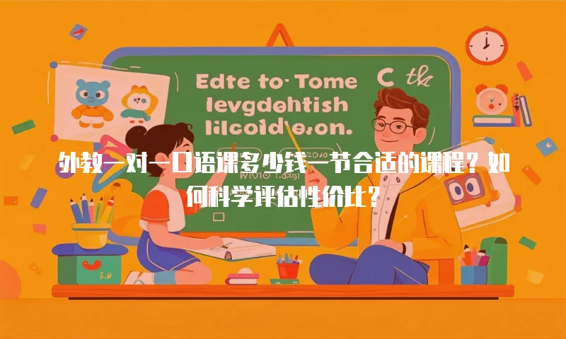 外教一对一口语课多少钱一节合适的课程？如何科学评估性价比？