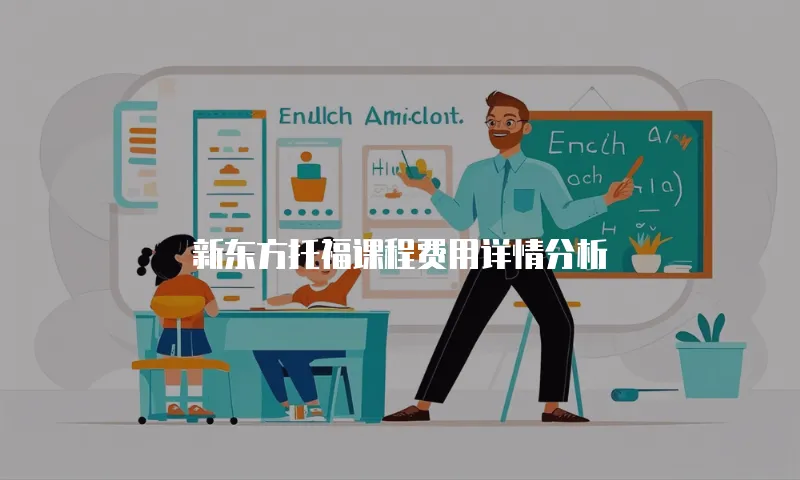 新东方托福课程费用详情分析