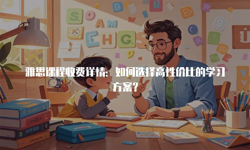 雅思课程收费详情：如何选择高性价比的学习方案？