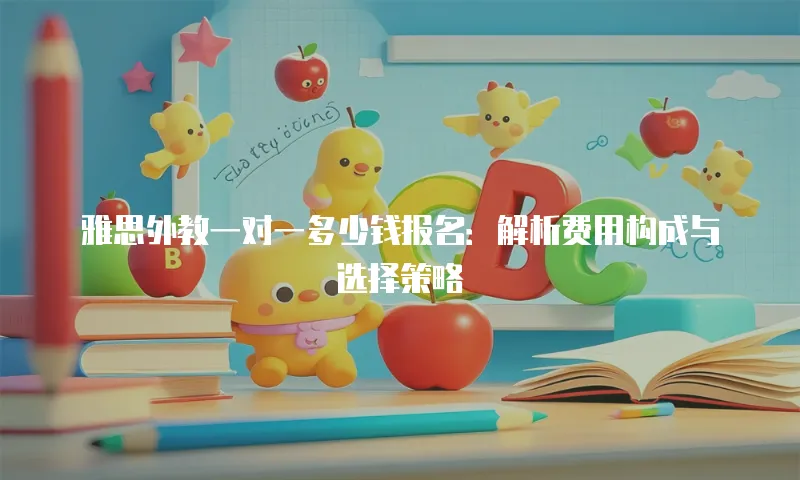 雅思外教一对一多少钱报名：解析费用构成与选择策略