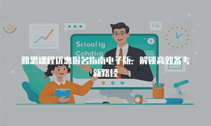 雅思课程优惠报名指南电子版：解锁高效备考新路径