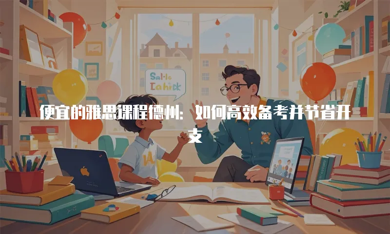 便宜的雅思课程德州：如何高效备考并节省开支