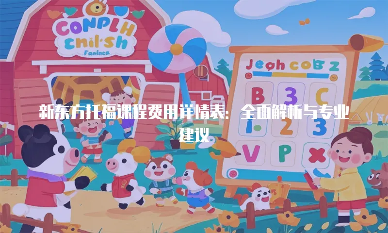 新东方托福课程费用详情表：全面解析与专业建议