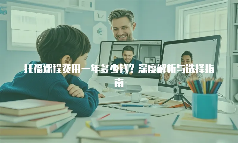 托福课程费用一年多少钱？深度解析与选择指南