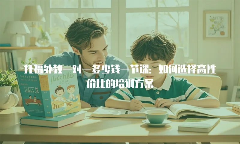 托福外教一对一多少钱一节课：如何选择高性价比的培训方案