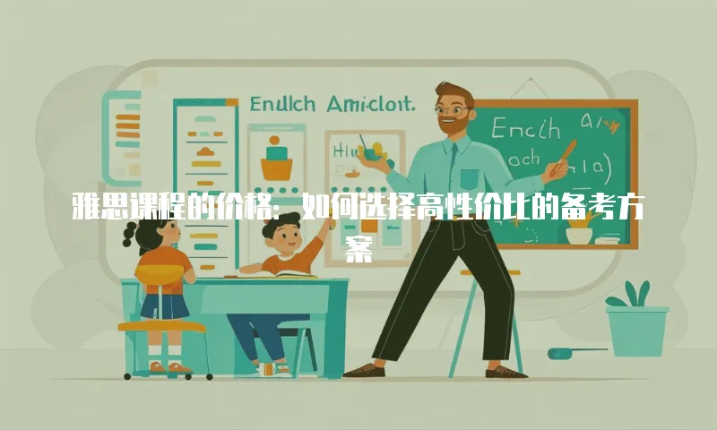 雅思课程的价格：如何选择高性价比的备考方案