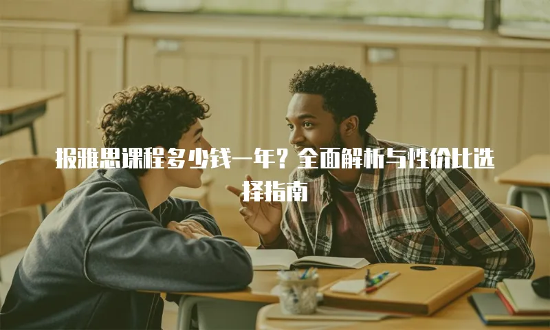 报雅思课程多少钱一年？全面解析与性价比选择指南
