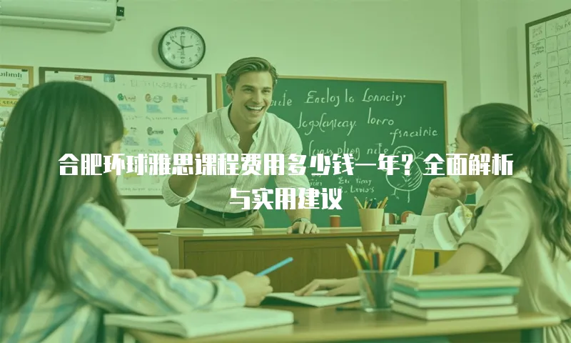 合肥环球雅思课程费用多少钱一年？全面解析与实用建议