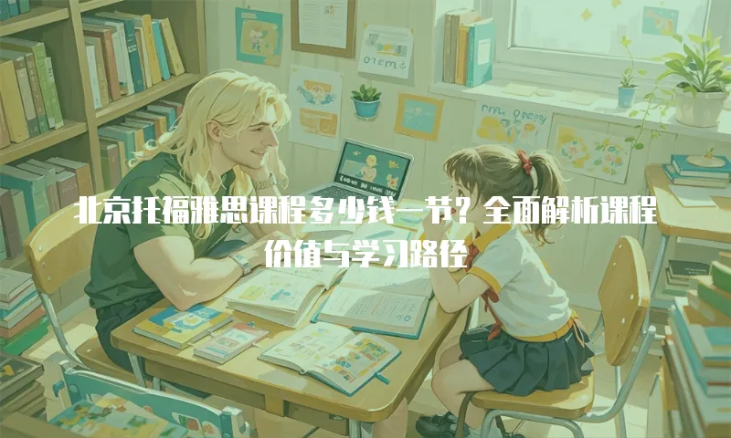 北京托福雅思课程多少钱一节？全面解析课程价值与学习路径