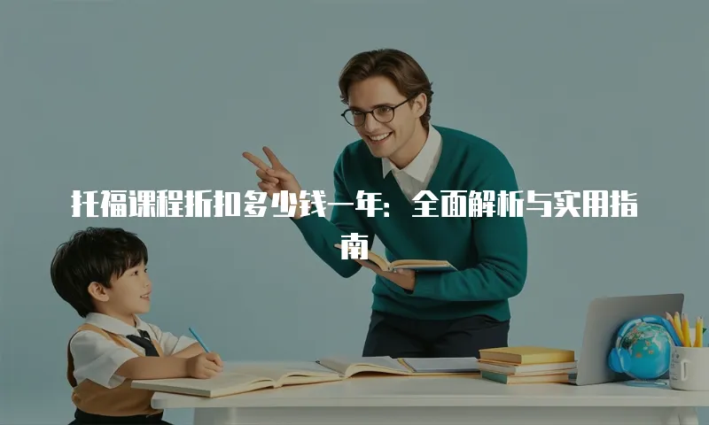 托福课程折扣多少钱一年：全面解析与实用指南
