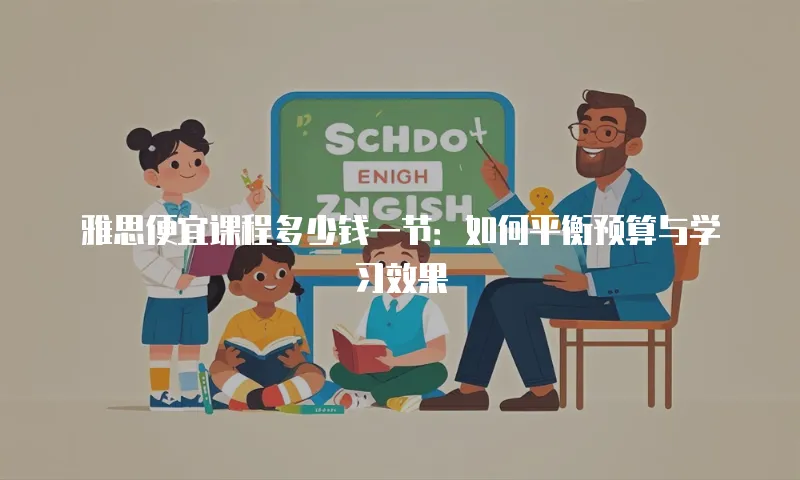 雅思便宜课程多少钱一节：如何平衡预算与学习效果