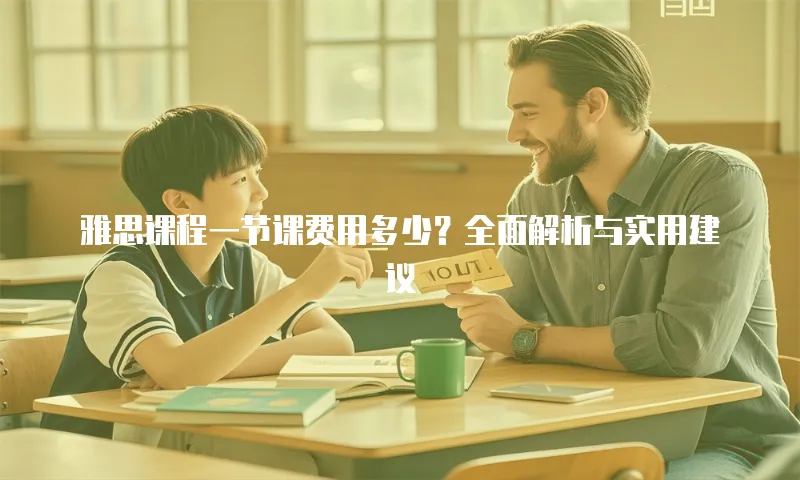 雅思课程一节课费用多少？全面解析与实用建议