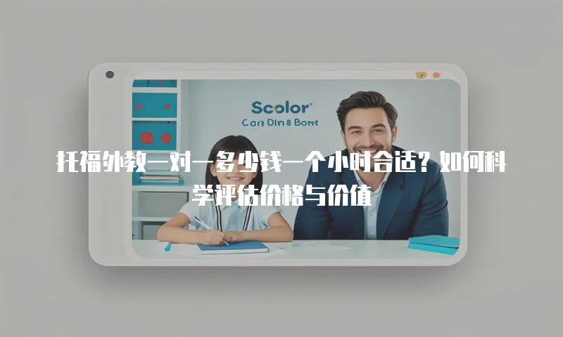 托福外教一对一多少钱一个小时合适？如何科学评估价格与价值