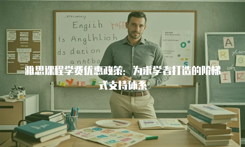 雅思课程学费优惠政策：为求学者打造的阶梯式支持体系