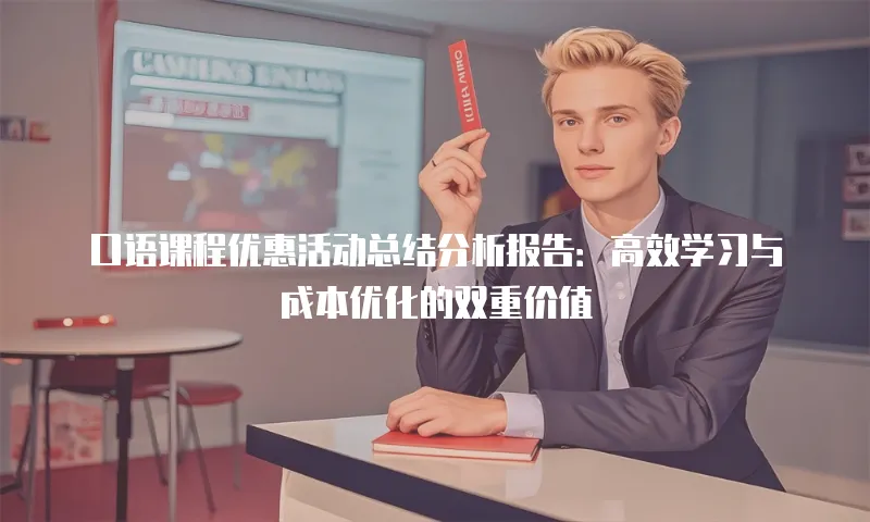 口语课程优惠活动总结分析报告：高效学习与成本优化的双重价值