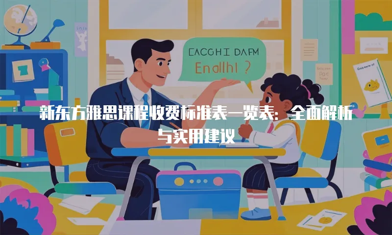 新东方雅思课程收费标准表一览表：全面解析与实用建议