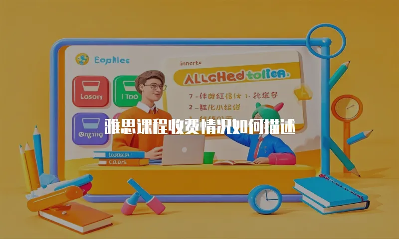 雅思课程收费情况如何描述