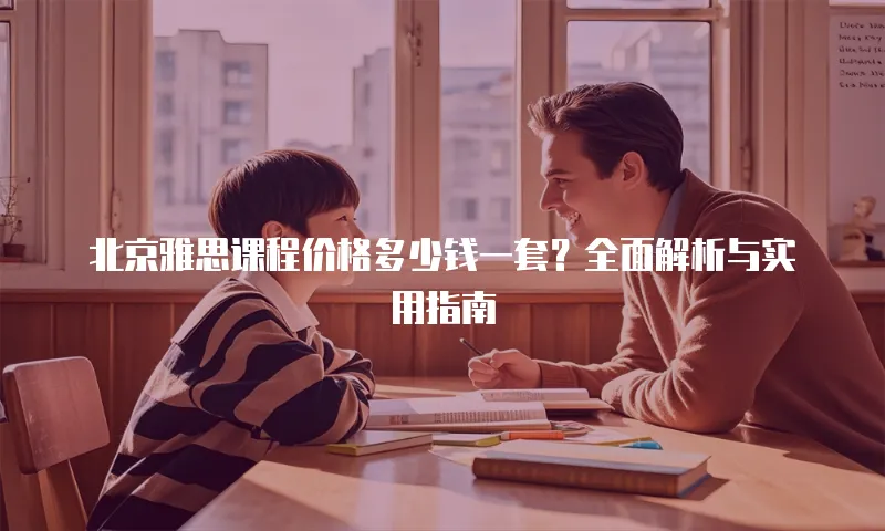 北京雅思课程价格多少钱一套？全面解析与实用指南