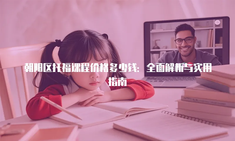 朝阳区托福课程价格多少钱：全面解析与实用指南