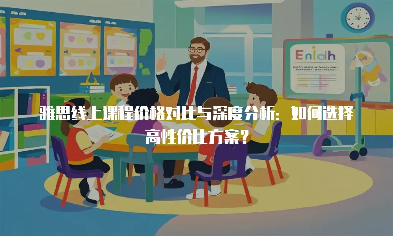 雅思线上课程价格对比与深度分析：如何选择高性价比方案？