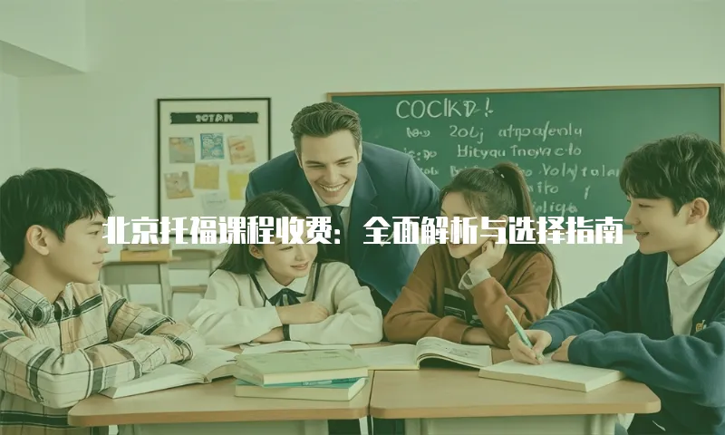 北京托福课程收费：全面解析与选择指南