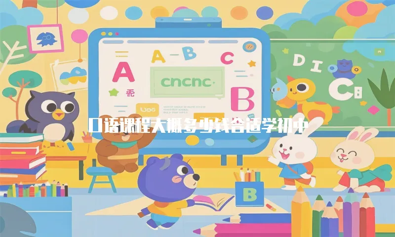 口语课程大概多少钱合适学初中