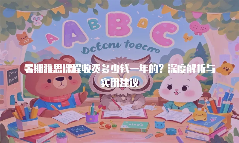 暑期雅思课程收费多少钱一年的？深度解析与实用建议