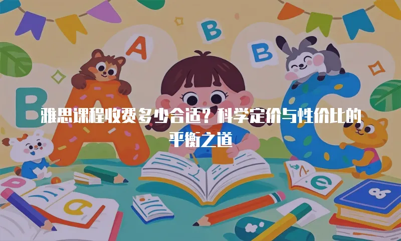 雅思课程收费多少合适？科学定价与性价比的平衡之道